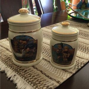 Two Hummel Canisters in perfect shape
